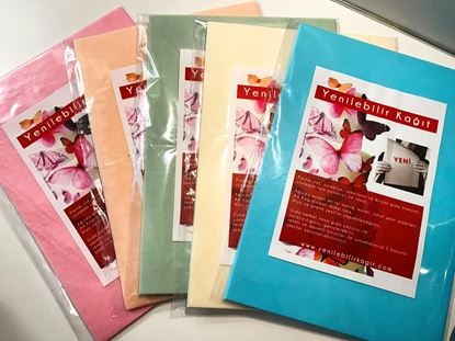 Resim 15 adet renkli Yenilebilir Kağıt -Wafer Paper